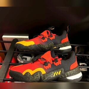 Adidas Limited Edition Red and yellow Sneakers